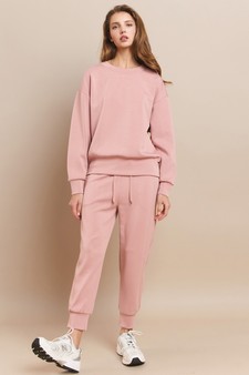 Sporty Chic UltraComfy Cropped Jogger Set