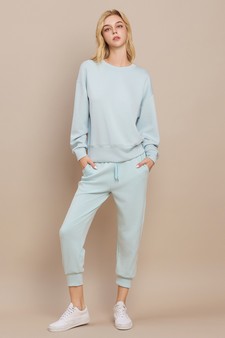 Sporty Chic UltraComfy Cropped Jogger Set