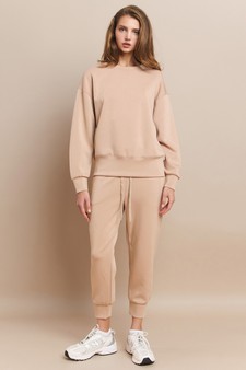 Sporty Chic UltraComfy Cropped Jogger Set