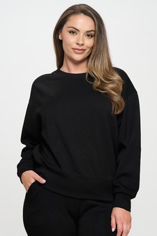 Women’s Solid Crewneck UltraComfy Sweatshirt