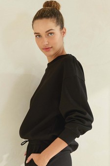 Women’s Solid Crewneck UltraComfy Sweatshirt style 3