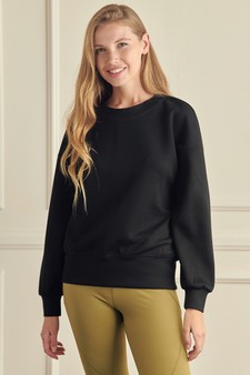 Women’s Solid Crewneck UltraComfy Sweatshirt