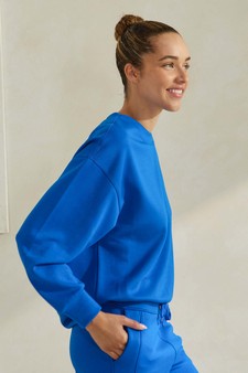 ETA 07/10/25 - Women’s Solid Crewneck UltraComfy Sweatshirt style 2