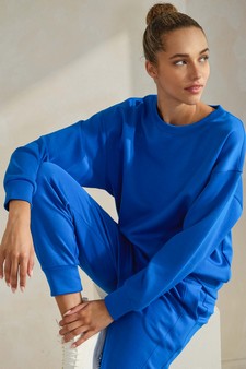 ETA 07/10/25 - Women’s Solid Crewneck UltraComfy Sweatshirt style 4