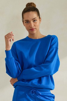 ETA 07/10/25 - Women’s Solid Crewneck UltraComfy Sweatshirt