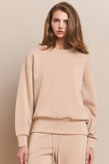 Women’s Solid Crewneck UltraComfy Sweatshirt