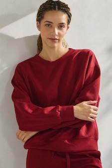 Women’s Solid Crewneck UltraComfy Sweatshirt