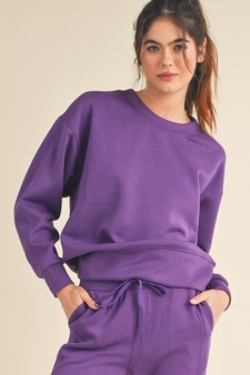 Women’s Solid Crewneck UltraComfy Sweatshirt