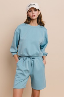 ETA 05/06/25 - Sporty Chic UltraComfy Shorts Set