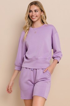 ETA 01/29/26 - Sporty Chic UltraComfy Shorts Set style 4