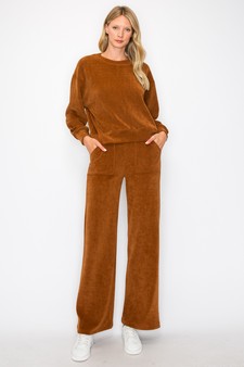 Women's Relaxed Ribbed Corduroy Set