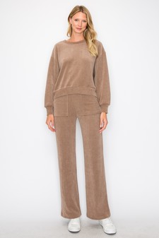 Women's Relaxed Ribbed Corduroy Set (XL only)