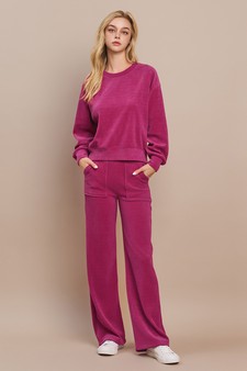 Women's Relaxed Ribbed Corduroy Set