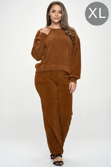 Women's Relaxed Ribbed Corduroy Set (XL only)