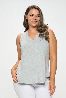 Women's Flawless Flow V-Neck Ribbed Sleeveless Tank