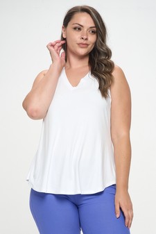 Women's Flawless Flow V-Neck Ribbed Sleeveless Tank