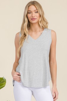 Women's Flawless Flow V-Neck Ribbed Sleeveless Tank