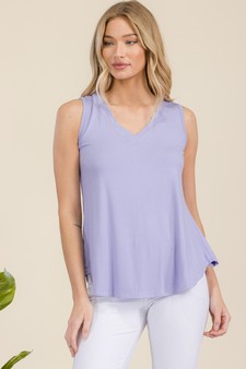 Women's Flawless Flow V-Neck Ribbed Sleeveless Tank