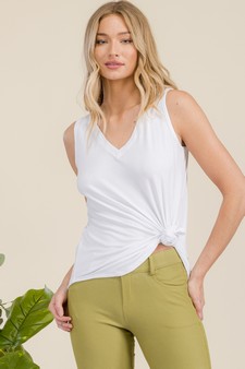 Women's Flawless Flow V-Neck Ribbed Sleeveless Tank