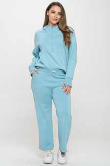 Women's UltraComfy Quarter-Zip Hoodie style 5