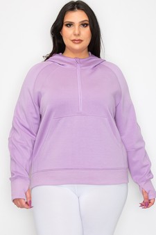 Women's Scuba Quarter-Zip Hoodie