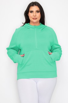 Women's Scuba Quarter-Zip Hoodie