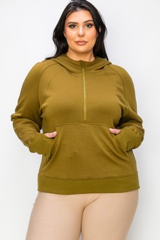 Women's UltraComfy Quarter-Zip Hoodie