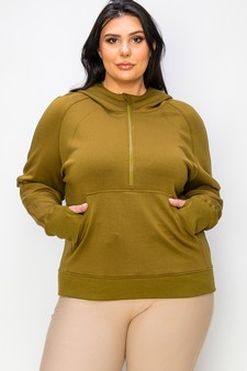 Women's Scuba Quarter-Zip Hoodie