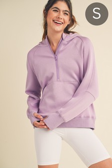 Women's UltraComfy Quarter-Zip Hoodie (Small only)