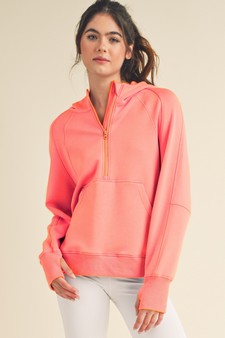 Women's UltraComfy Quarter-Zip Hoodie