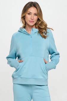 Women's UltraComfy Quarter-Zip Hoodie
