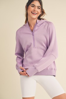 Women's UltraComfy Quarter-Zip Hoodie
