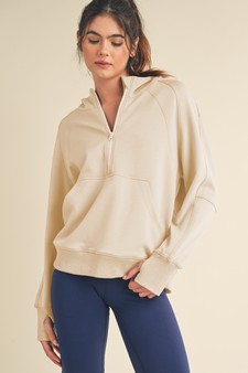 ETA 09/19/25 - Women's UltraComfy Quarter-Zip Hoodie