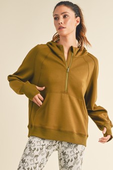 Women's Scuba Quarter-Zip Hoodie