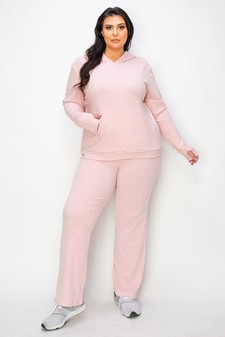 Women's Ultra Soft Hoodie with Thumb Hole & Pants Set