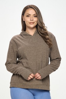 Women's Ultra Soft Hoodie with Thumb Hole