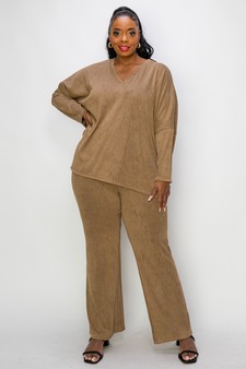 Women's  Loose Fit Comfy Knit Set