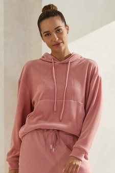 Women's Relaxed Ribbed Corduroy Hoodie