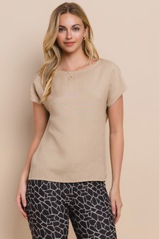 Women’s Airy Bliss: Linen Relaxed Top