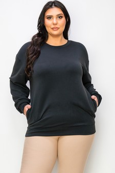 Women's Sofie Soft Modal Oversized Crew Top