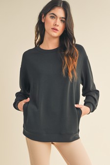 Women's Sofie Soft Modal Oversized Crew Top