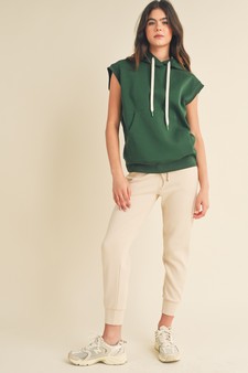 Women’s Solid UltraComfy Sleeveless Hoodie style 5