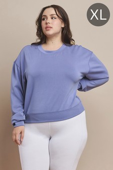 Women's Sofie Soft Modal Cropped Crew Top (XL only)