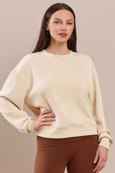 Women's Sofie Soft Modal Cropped Crew Top