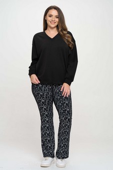 Women’s V-Neckline Sofie Soft Modal Raglan Sleeve Top style 5