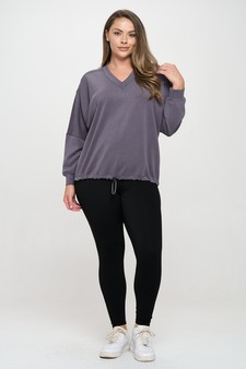 Women’s V-Neckline Sofie Soft Modal Raglan Sleeve Top style 5