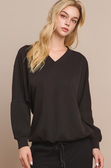 Women’s V-Neckline Sofie Soft Modal Raglan Sleeve Top style 4