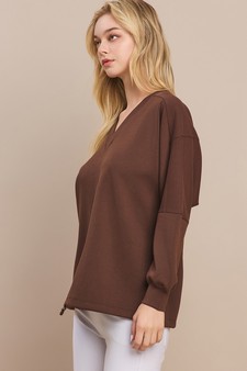 Women’s V-Neckline Sofie Soft Modal Raglan Sleeve Top style 2
