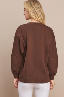 Women’s V-Neckline Sofie Soft Modal Raglan Sleeve Top style 3
