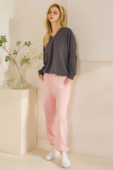 Women’s V-Neckline Sofie Soft Modal Raglan Sleeve Top style 5